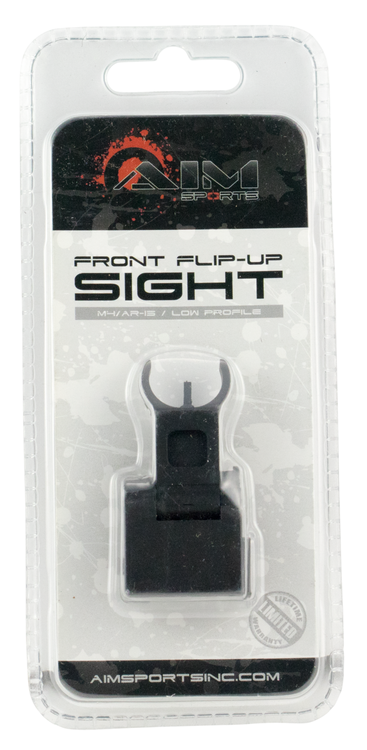 Aim Sports Ar Low Profile Front Flip Up Sight, Aimsports Mt200     Low Sgts Frt