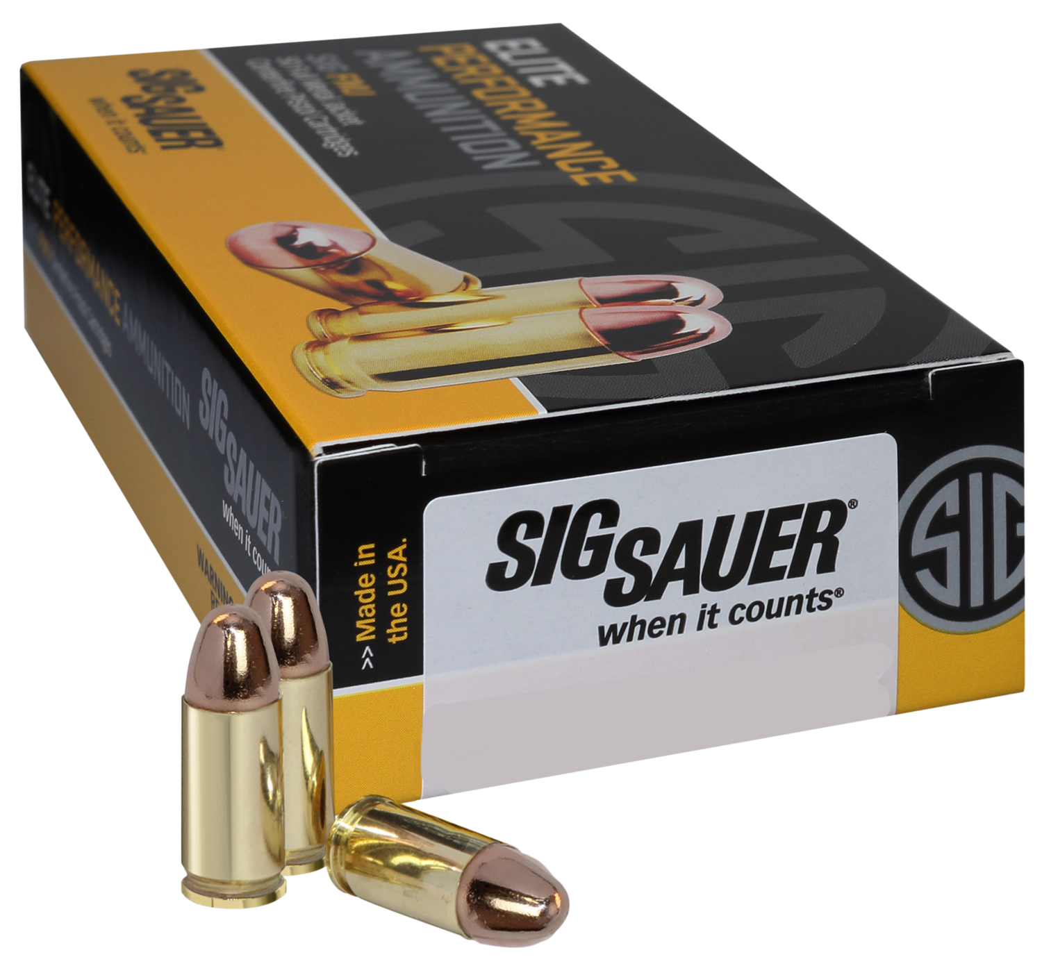 Sig Sauer Elite Ball, Sig E40sb2-50      Elite Ball  40s  180 Fmj  50/20