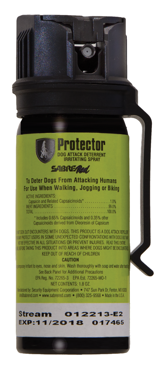 Sabre Dog Spray, Sec Srpmk3      Dog Attack Deter  Clip