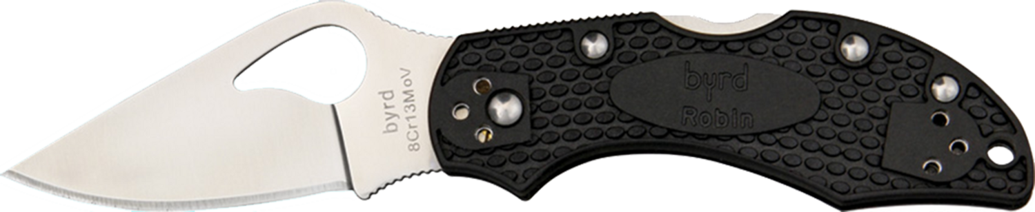 Spyderco Byrd, Spy By10pbk2    Byrd Robin 2 Frn   Dp   2.44   Blk