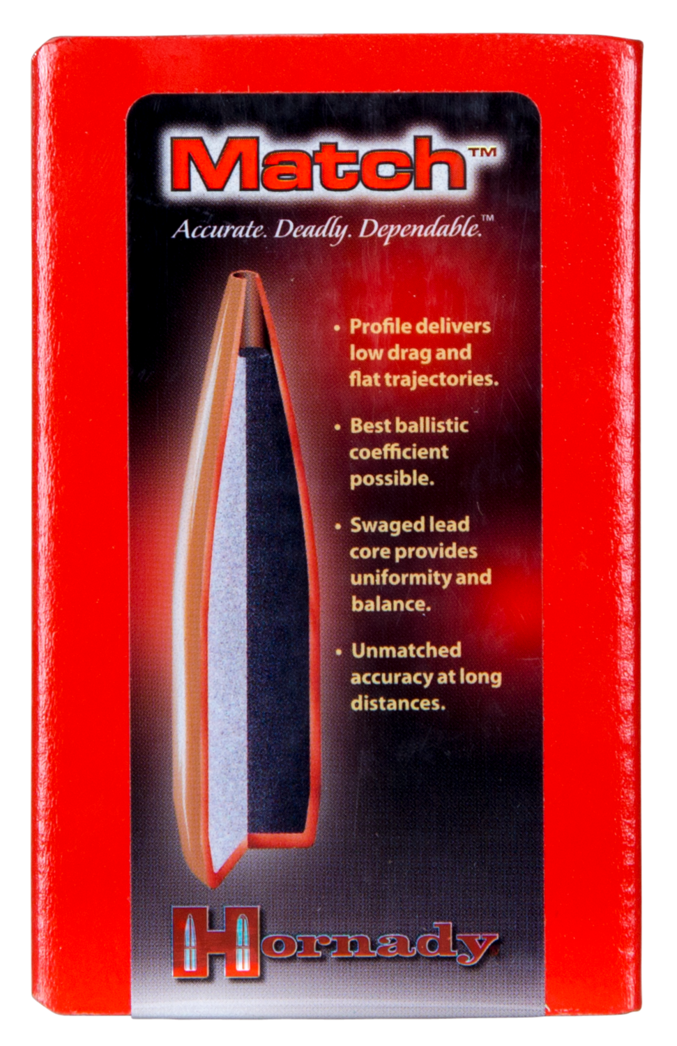 Hornady Match, Horn 3039   Bull .308 155 Bthp Match        100/15