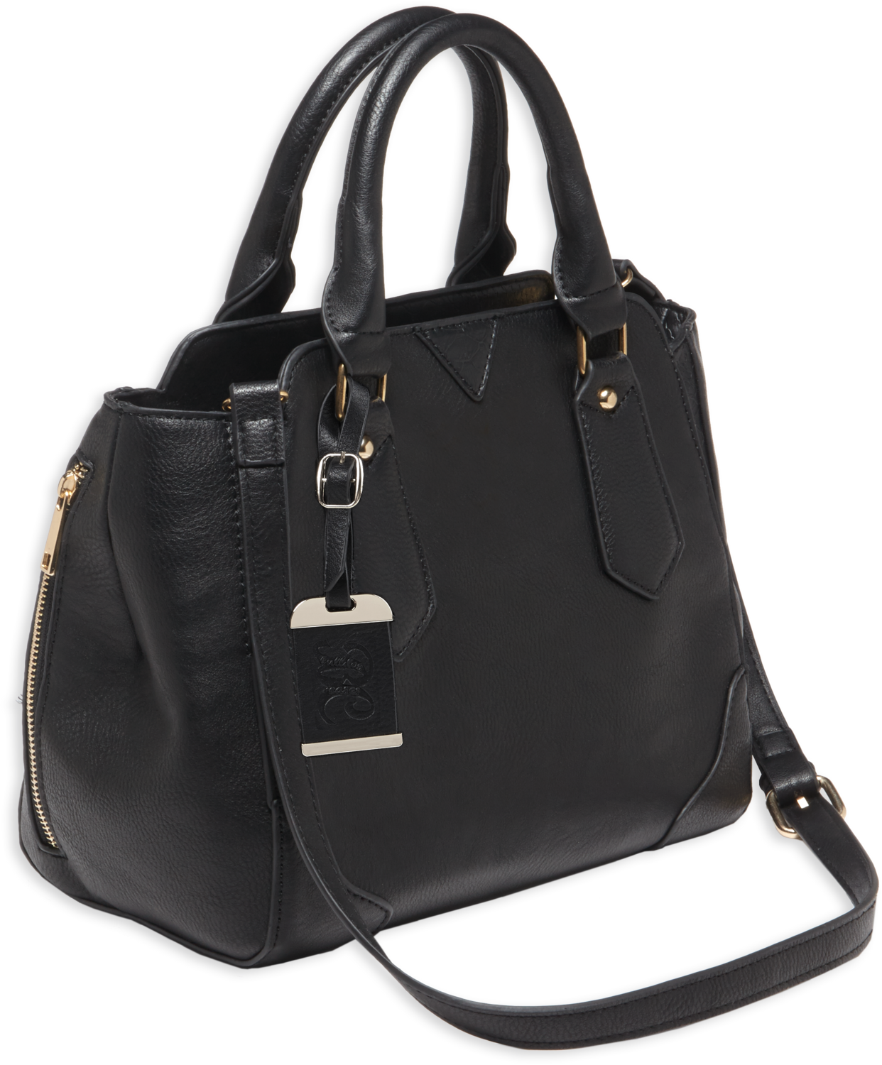 Bulldog Satchel Purse, Bdog Bdp020      Satchel Purse Hlstr        Blk/bk
