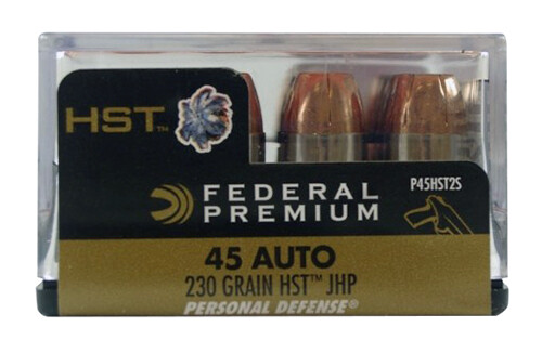 Federal Premium, Fed P45hst2s     45        230 Hstjhp        20/10