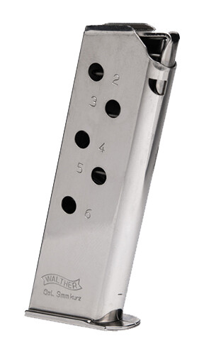 Walther Arms Ppk, Wal 2246009    Mag Ppk380 Ss                   6rd