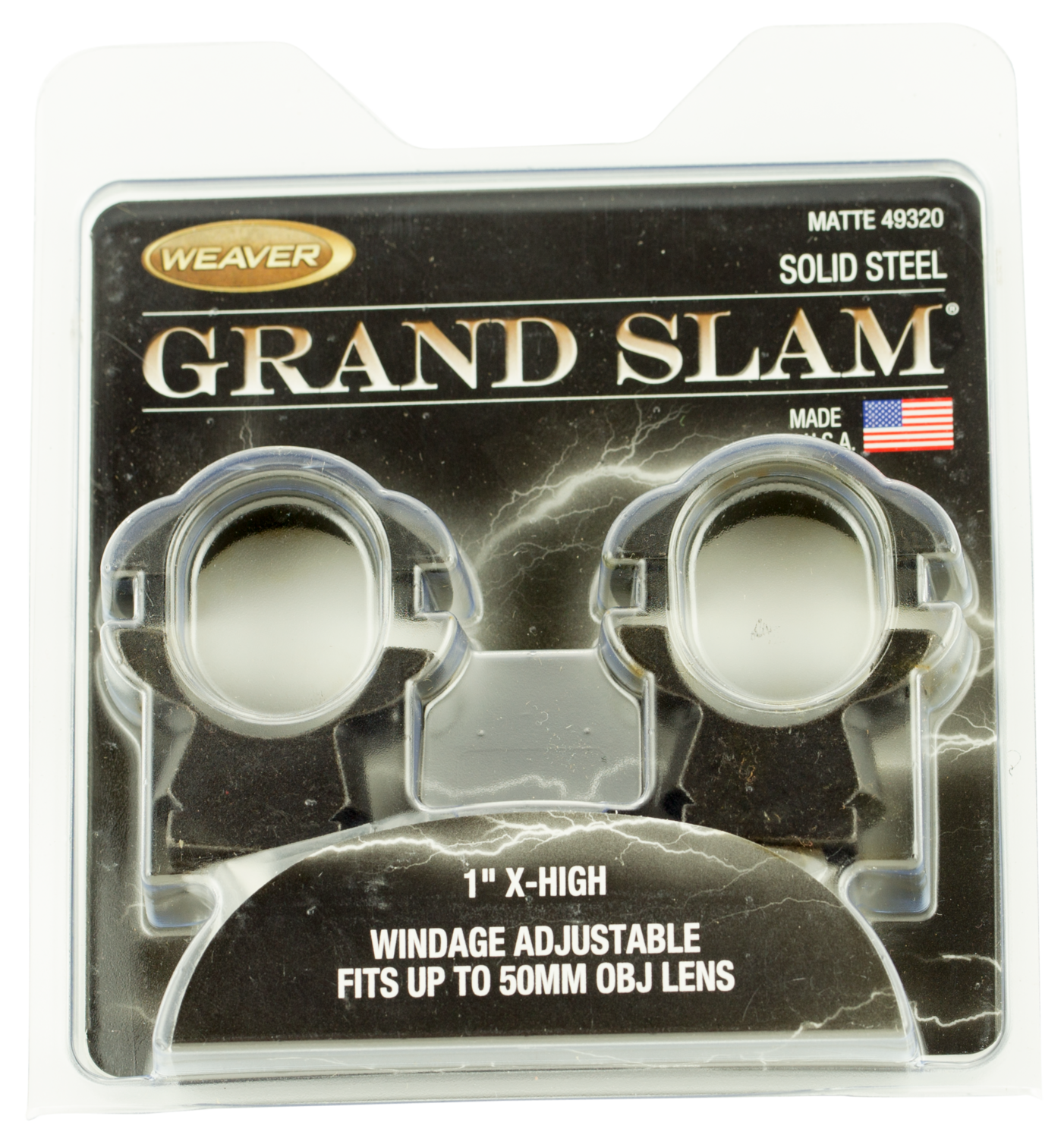 Weaver Mounts Grand Slam, Weav 49320  Grandslam Wa Rngs 1in Xh Mt