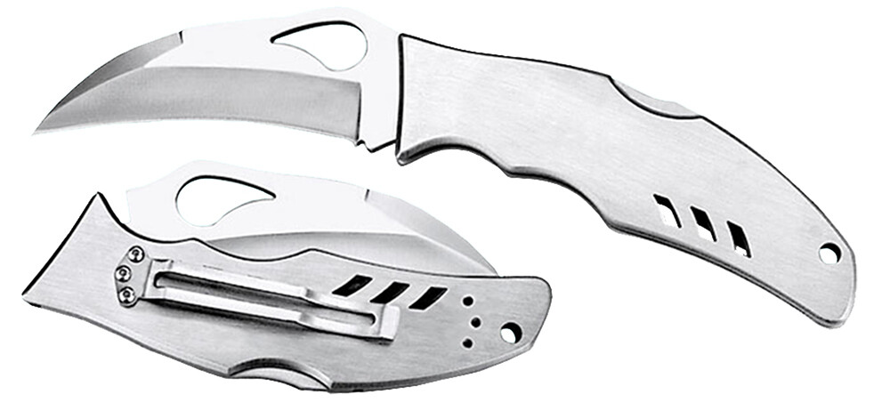 Spyderco Byrd, Spy By07p       Byrd Crossbill Hwkbill  3.50    Ss