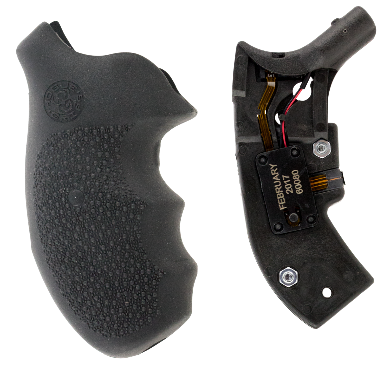 Hogue Overmolded, Hog 60080   Laser Grips Fg Sw J Rb Blk