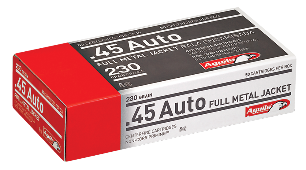 Aguila Target & Range, Aguila 1e452110      45       230fmj         50/20
