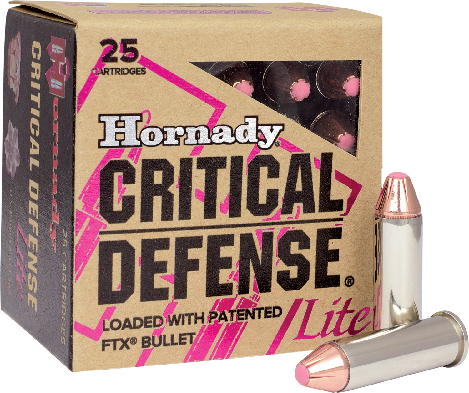 Hornady Critical Defense, Horn 90240  Critdef   9mm Lte 100 Ftx        25/10