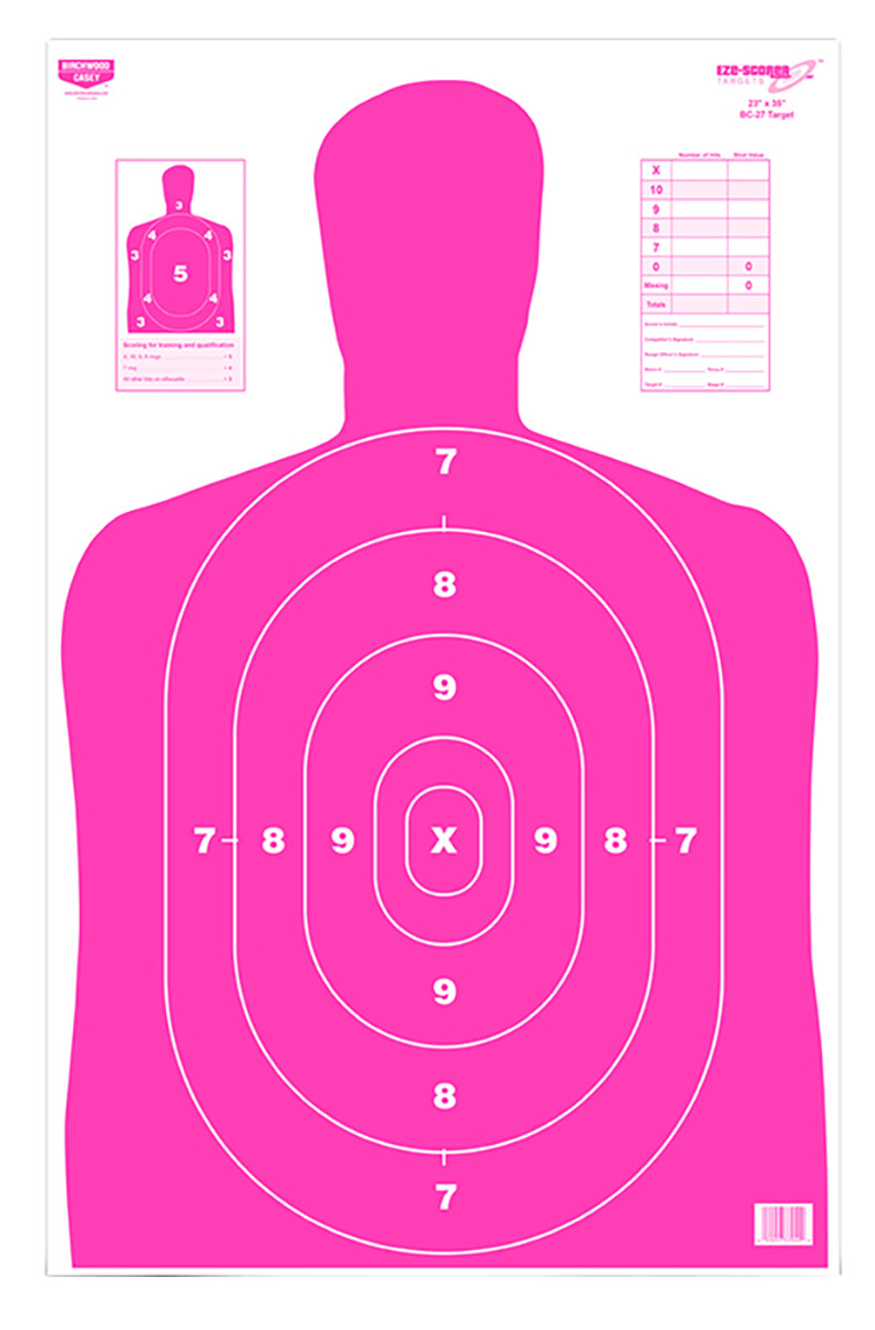 Birchwood Casey Eze-scorer, Bir 37039          Ezescorer 23x35 Bc27 Pink 5pk