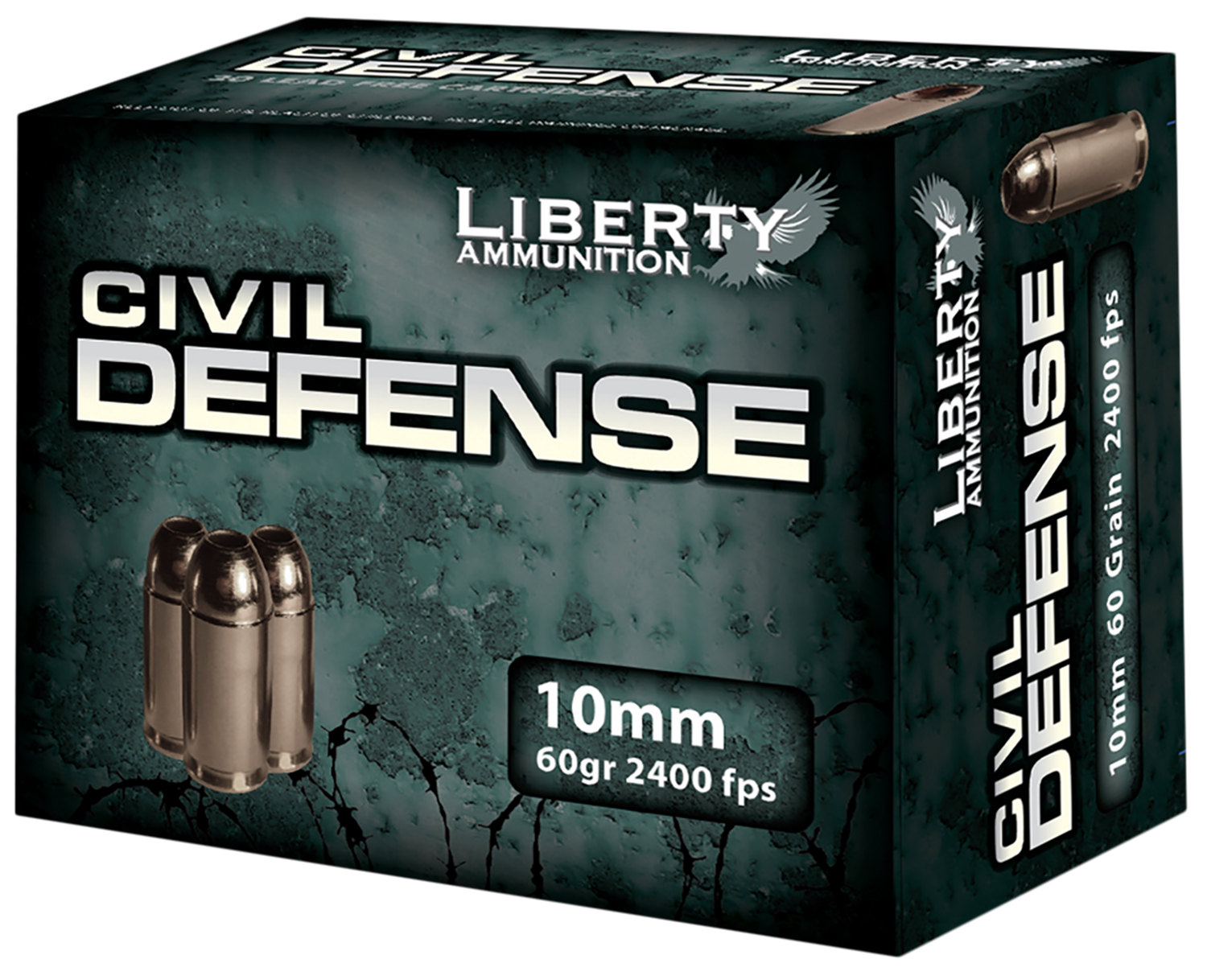 Liberty Ammunition Civil Defense, Liberty La-cd-10-032   10mm 60gr             20/50