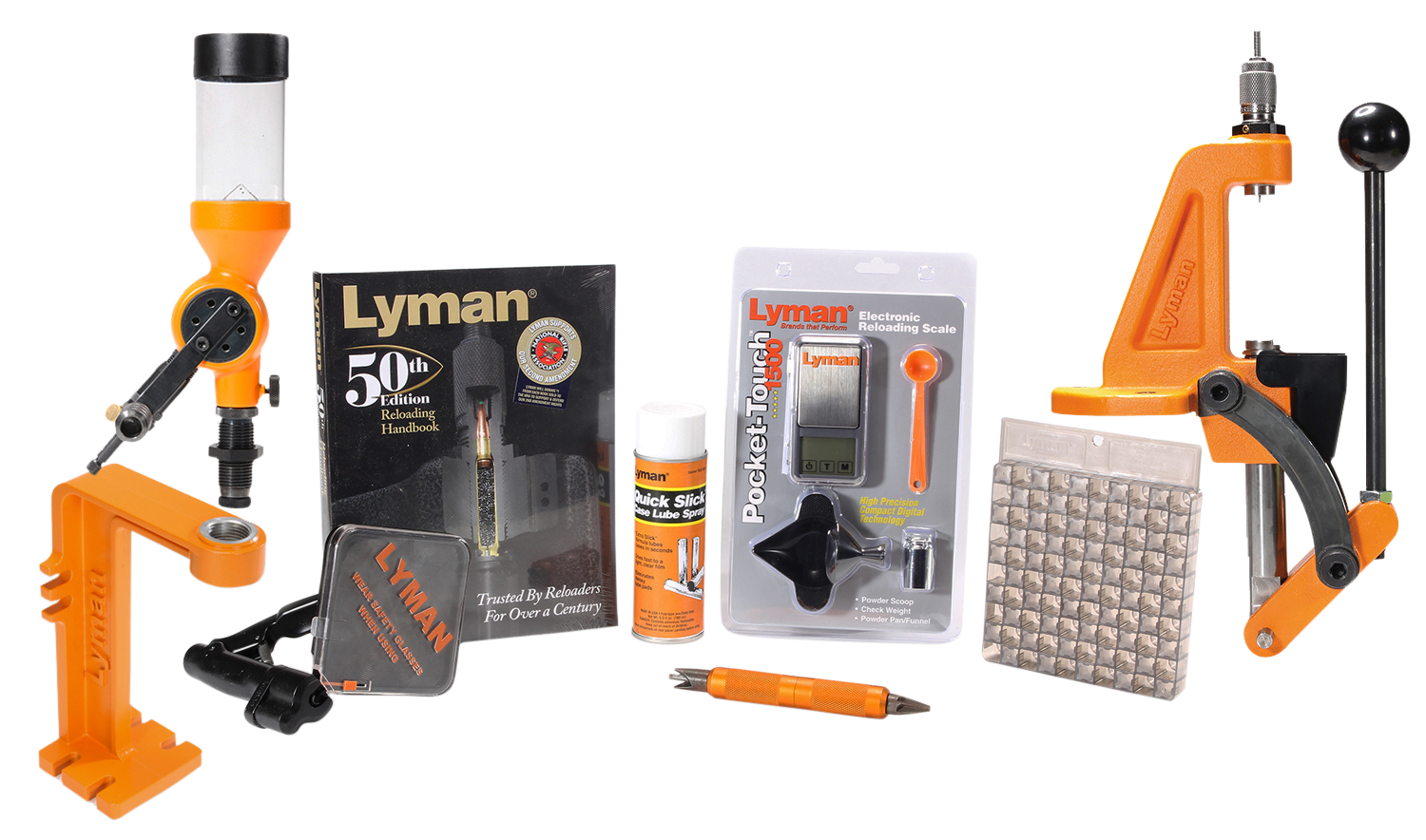 Lyman Brass Smith, Lym 7810350 Brass Smith C-frame Reloading Kit