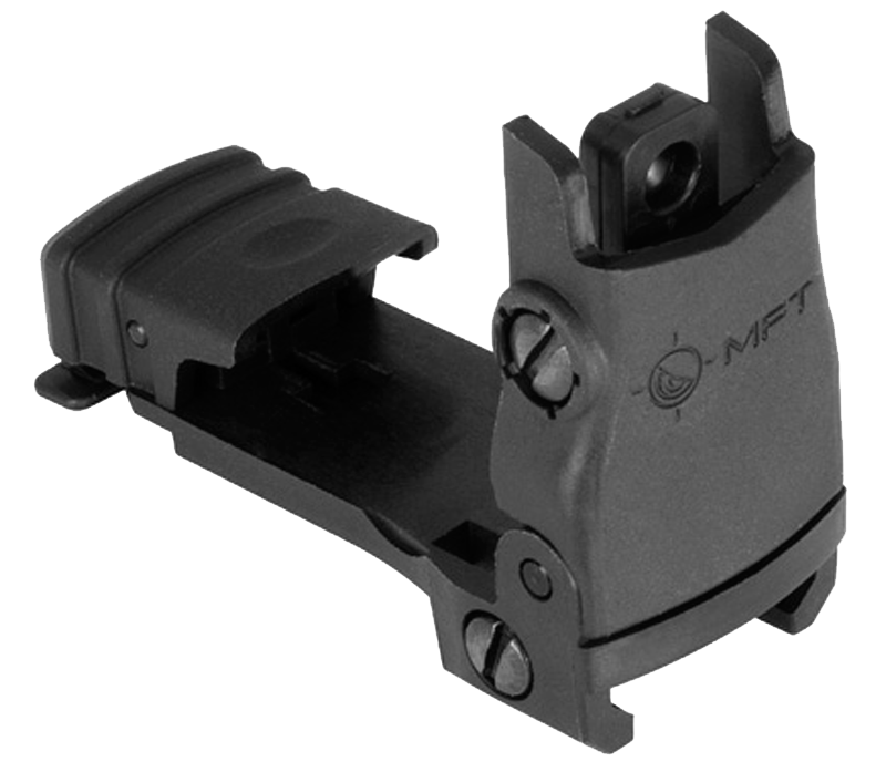 Mission First Tactical Flip Up Rear Sight, Mft Bupswr          Folding Rear Poly Sght Bk