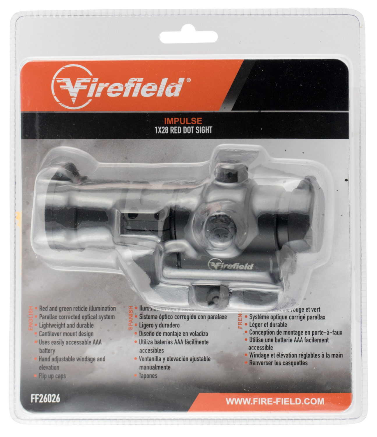Firefield Impulse, Firefield Ff26026   Impulse 1x28 Red Dot