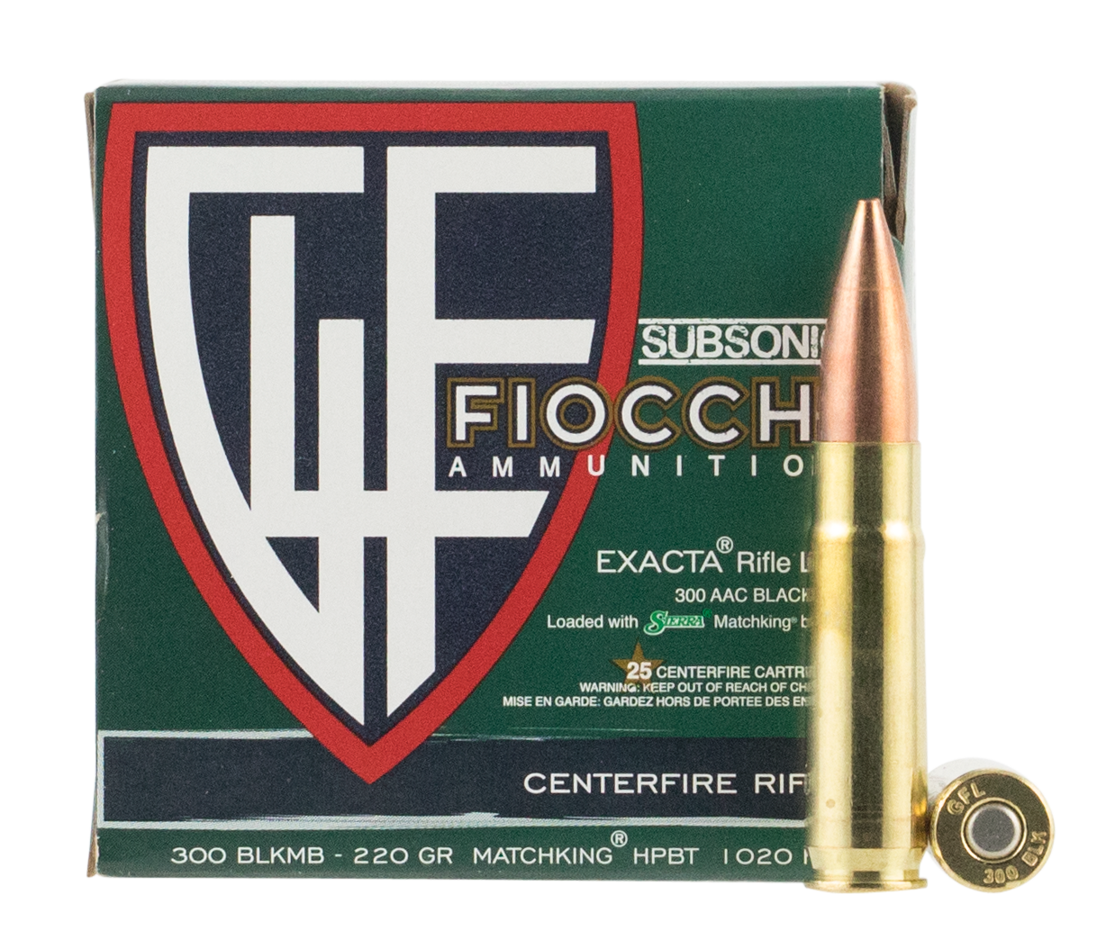 Fiocchi Range Dynamics, Fio 300blkmb  300bo      220 Hpbt            25/20