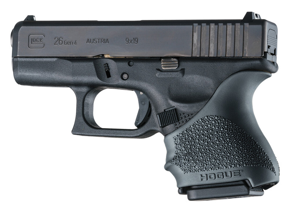 Hogue Handall, Hog 18600   Handall Grip Sleeve Glock 26/27 Black