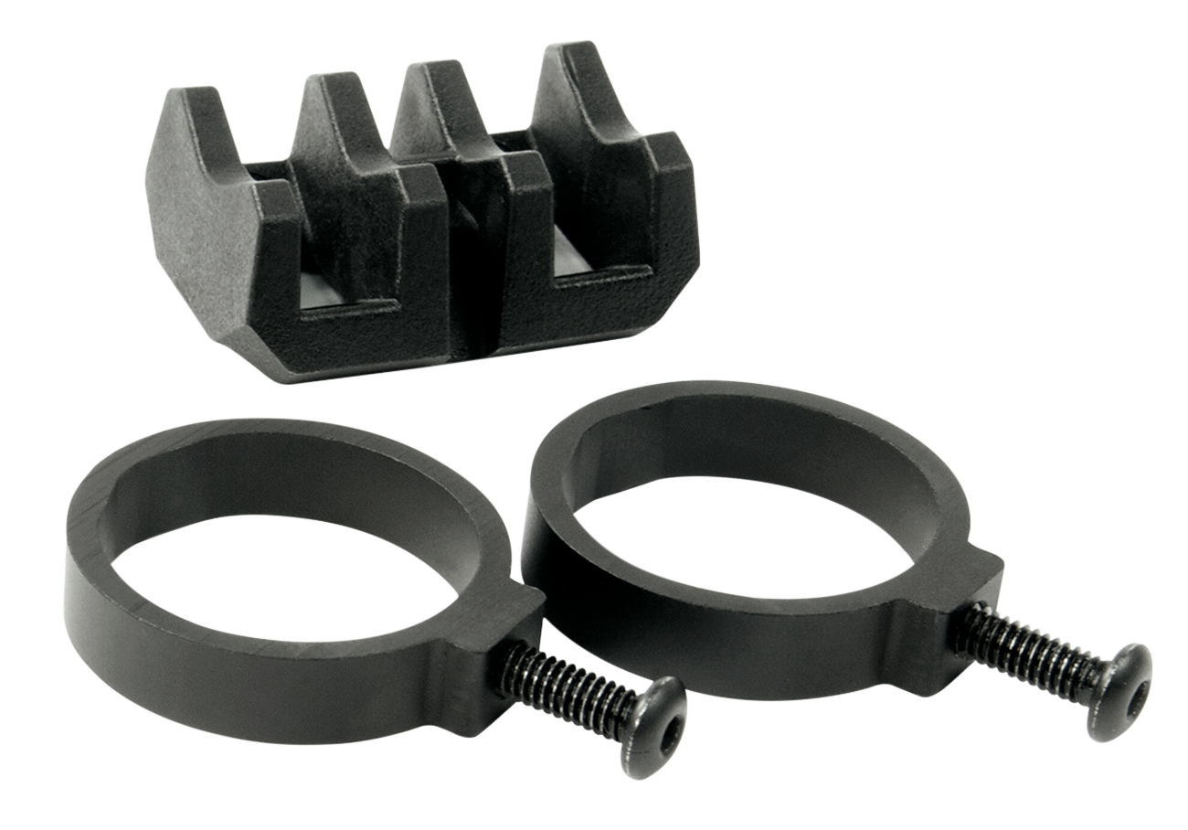 Magpul Industries Corp Light Mount V-block And Rings, Magpul Mag614-blk Light Mount V-block & Rings