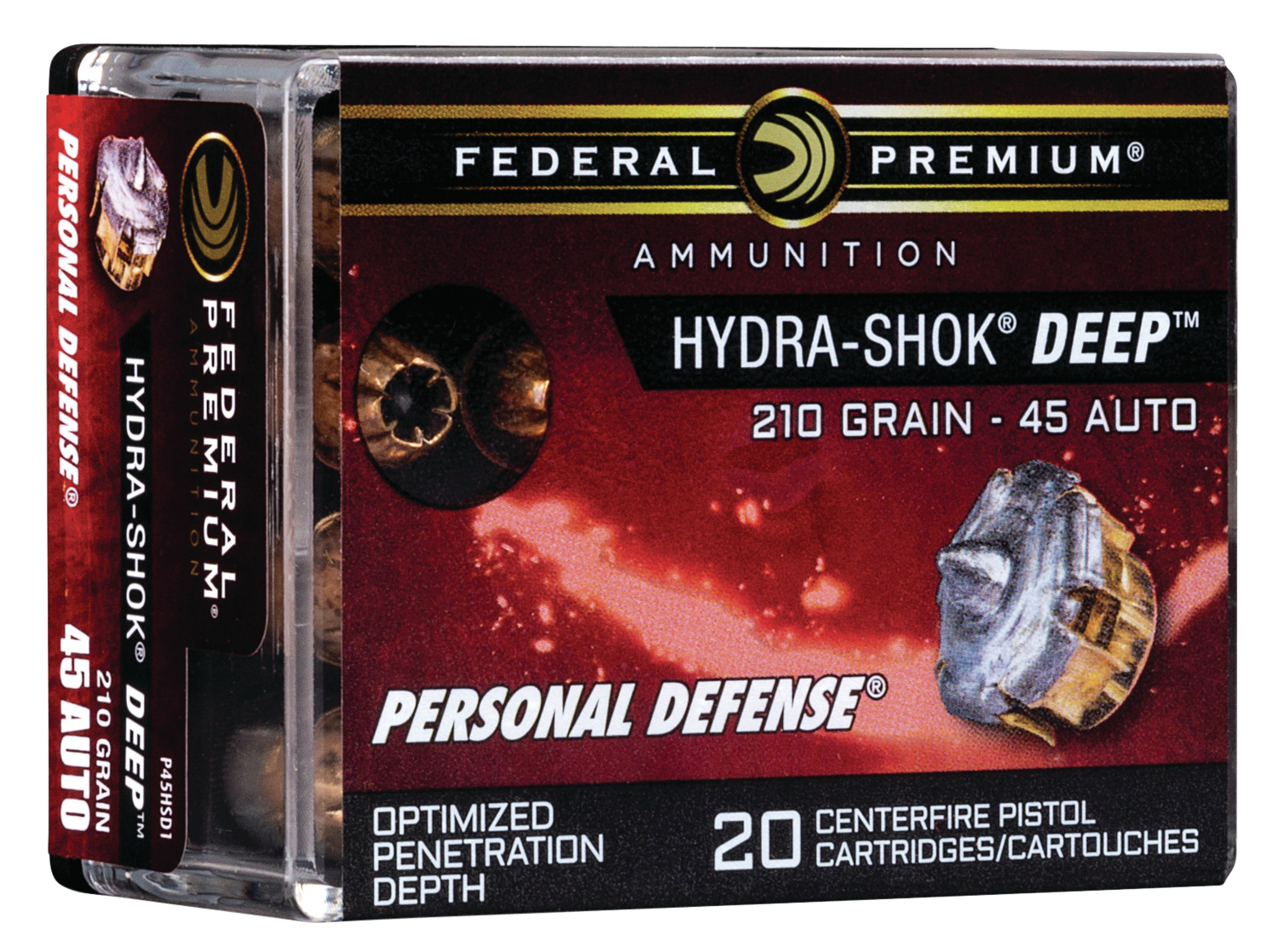 Federal Premium, Fed P45hsd1      45        210 Hs Deep       20/10