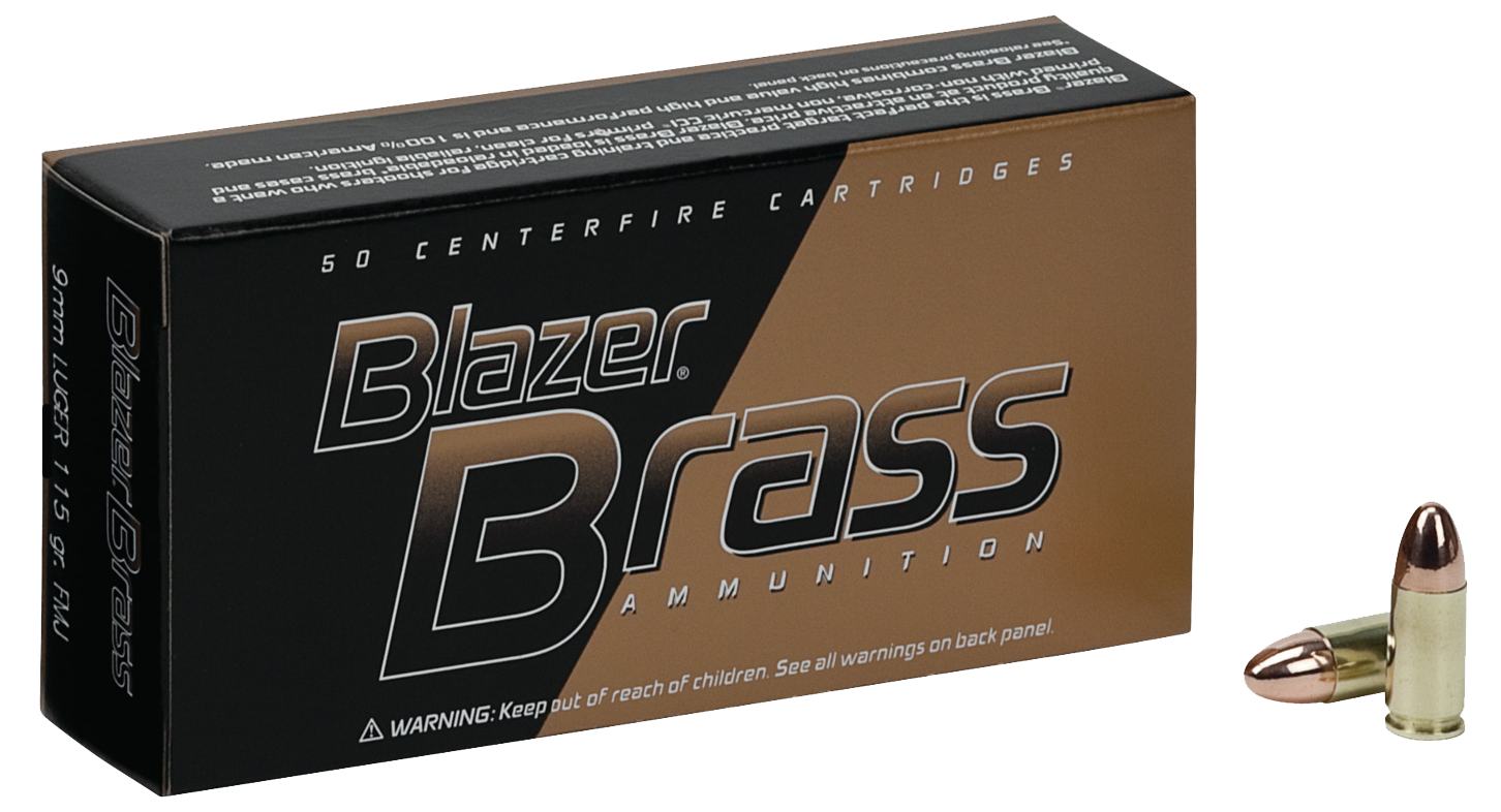 Cci Blazer Brass, Cci 51991bb Blazer Brass 9mm  115 Fmj        100/5