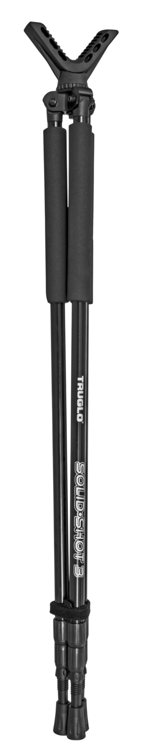 Truglo Solid-shot, Tru Tg-8925xb    Solid-shot Bipod 22-68  Blk