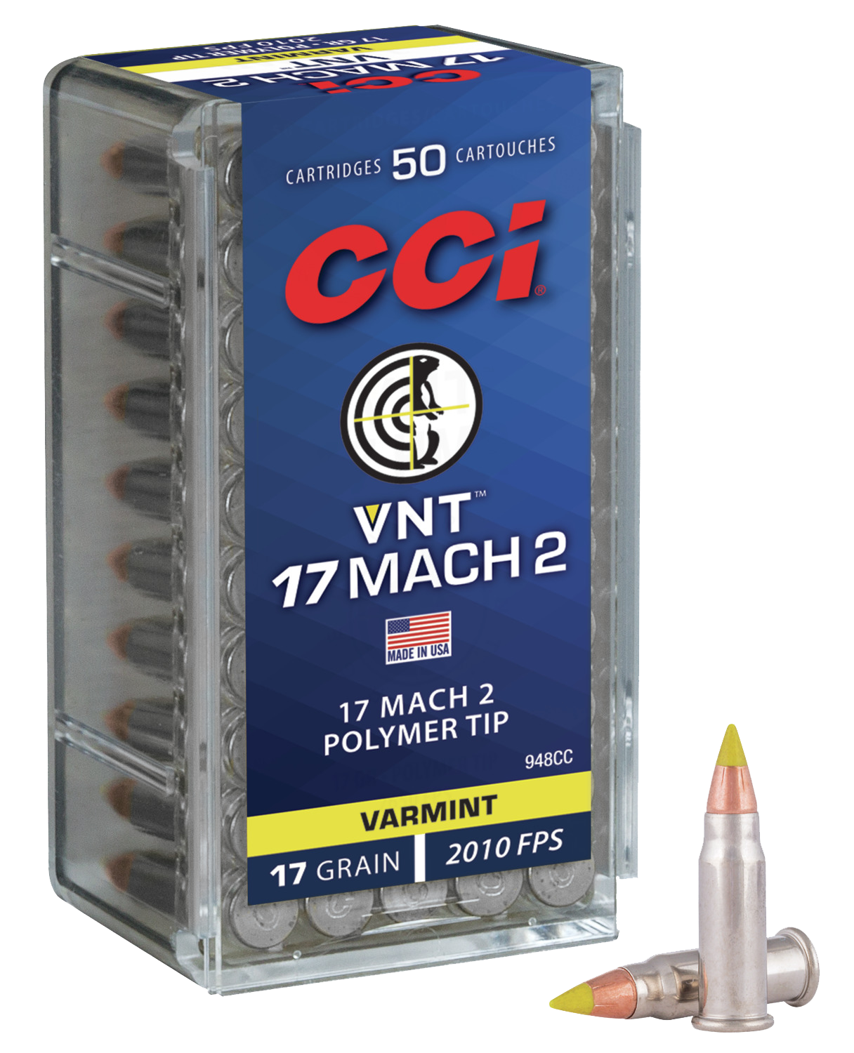 Cci Varmint, Cci 948cc   17mach2 17 Vnt                  50/100