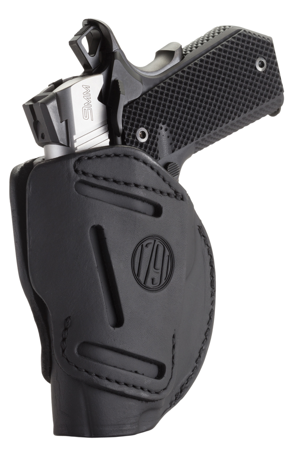 1791 Gunleather 3-way, 1791 3wh-1-sbl-a      3way Owb 1911 3&4"       Blk