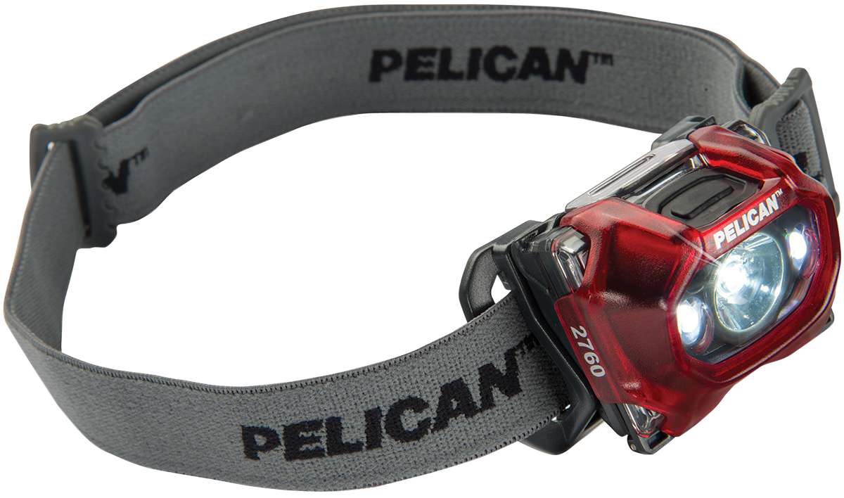 Pelican 2760, Pelican 2760c  Headlight Trans Red  G3
