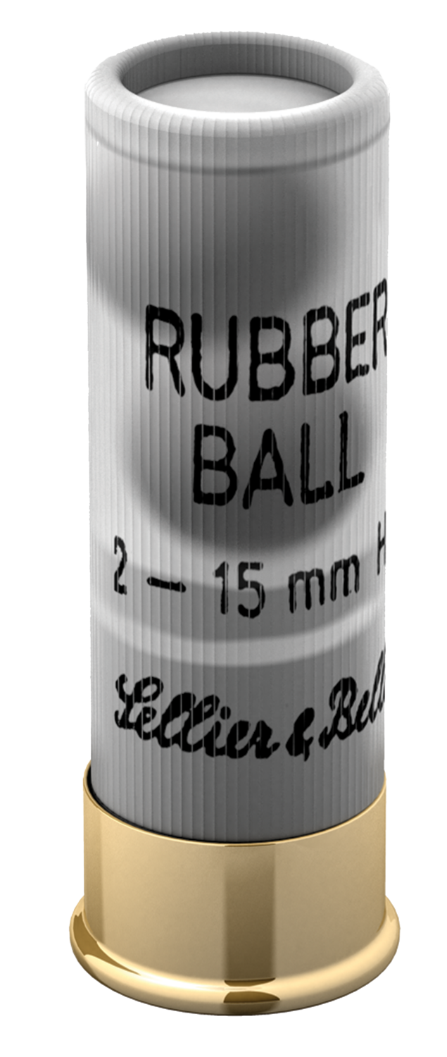 Sellier & Bellot Shotgun, S&b Sb12rbb        12ga      Rubber 2 Ball   25/10