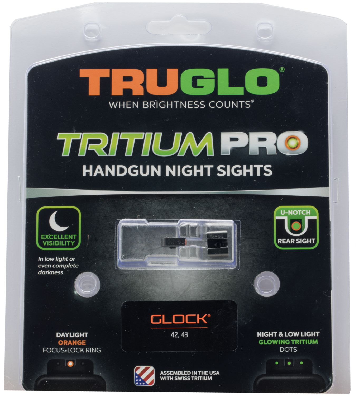 Truglo Tritium Pro, Tru Tg-231mp1c    Trit Pro S&w M&p     Set Org