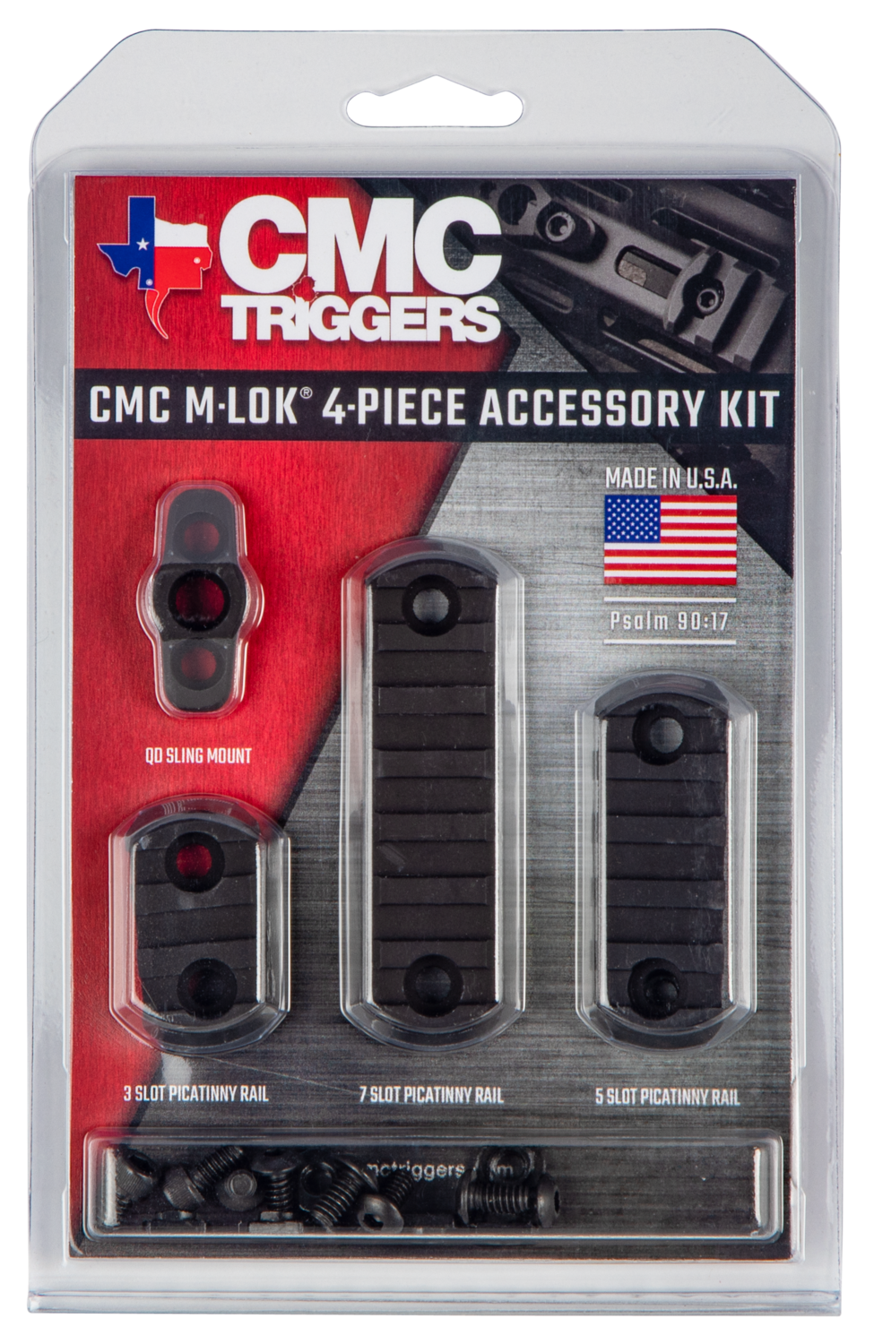 Cmc Triggers Accessory Kit, Cmc 81724     Mlok 4 Piece Rail Kit