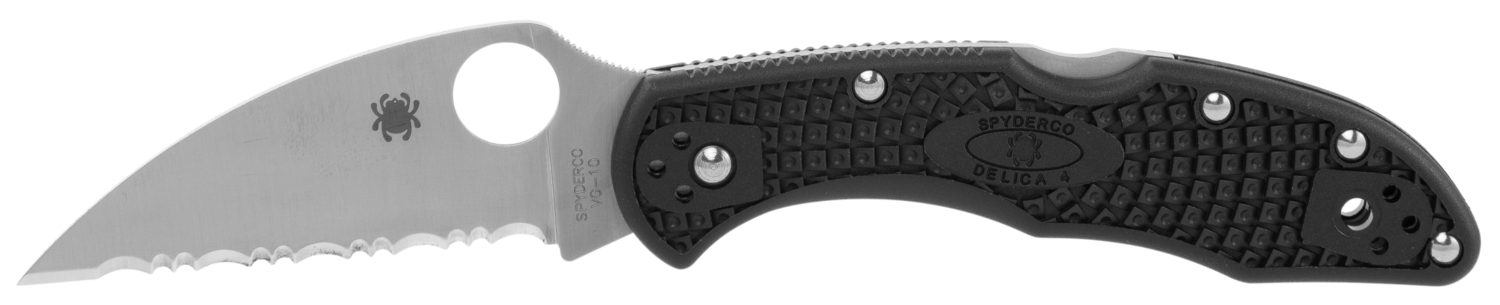 Spyderco Delica 4, Spy C11fswcbk   Delica 4 Wharnclf Ser   2.87   Blk