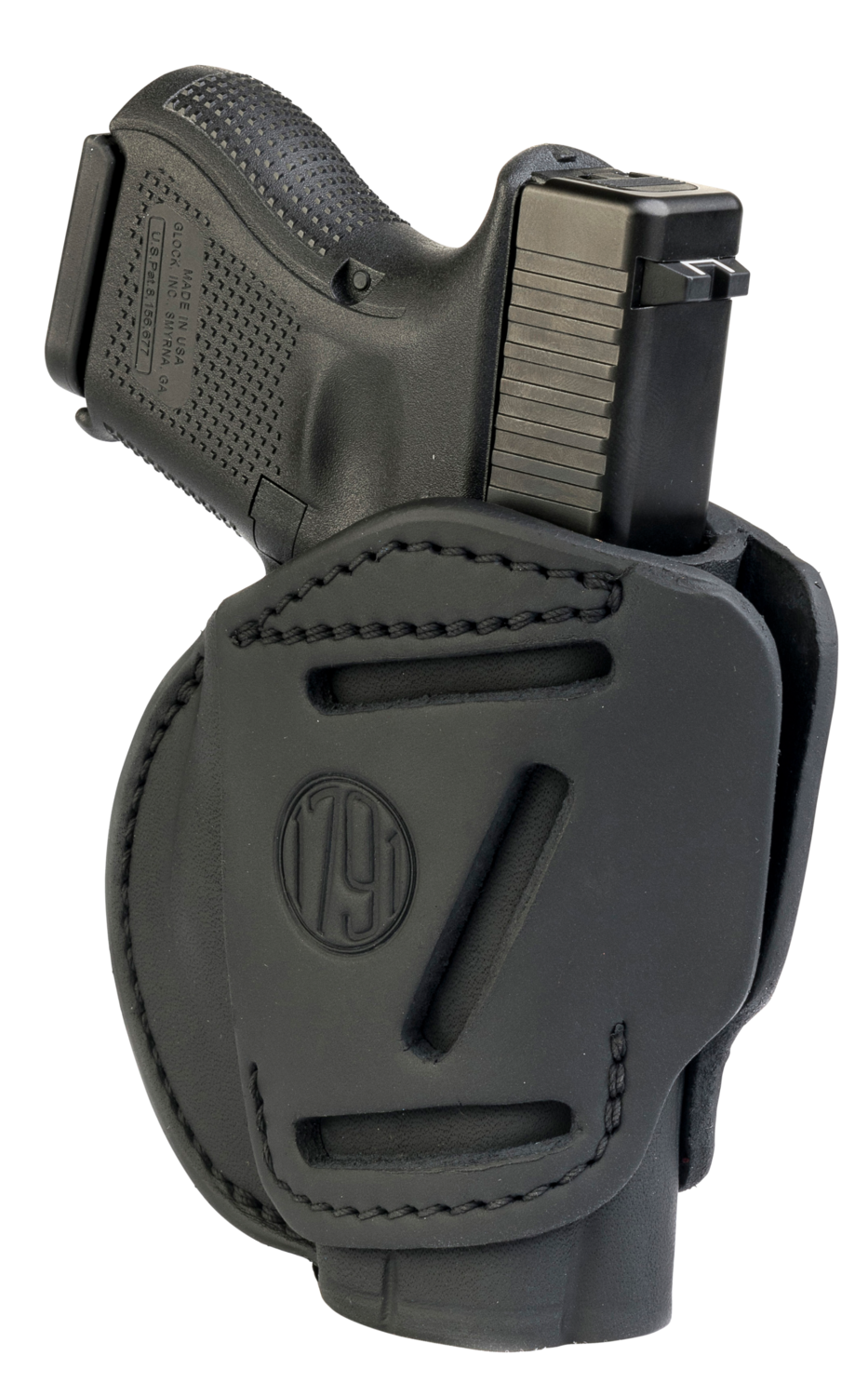 1791 Gunleather 3-way, 1791 3wh-3-sbl-a      3way Owb Glk26/lc9/shld  Blk