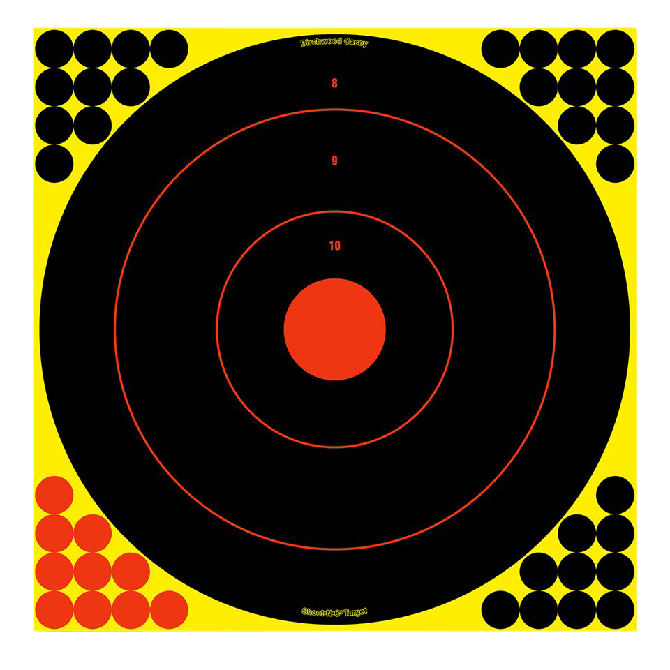 Birchwood Casey Shoot-n-c, Bir 34186          Shoot-n-c 17.25" Bullseye  12pk