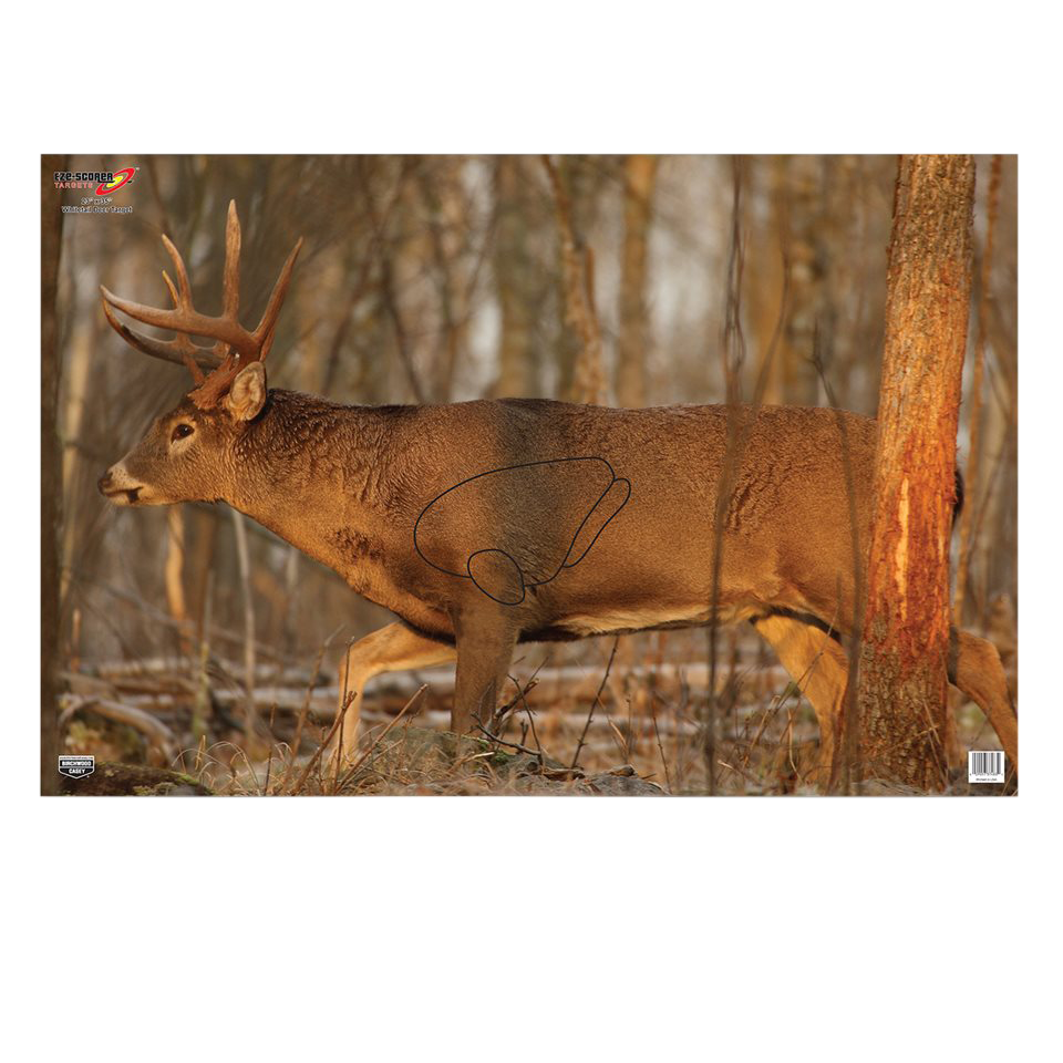 Birchwood Casey Eze-scorer, Bir 37481          Ezescorer 23x35 Whtetl Deer 2pk