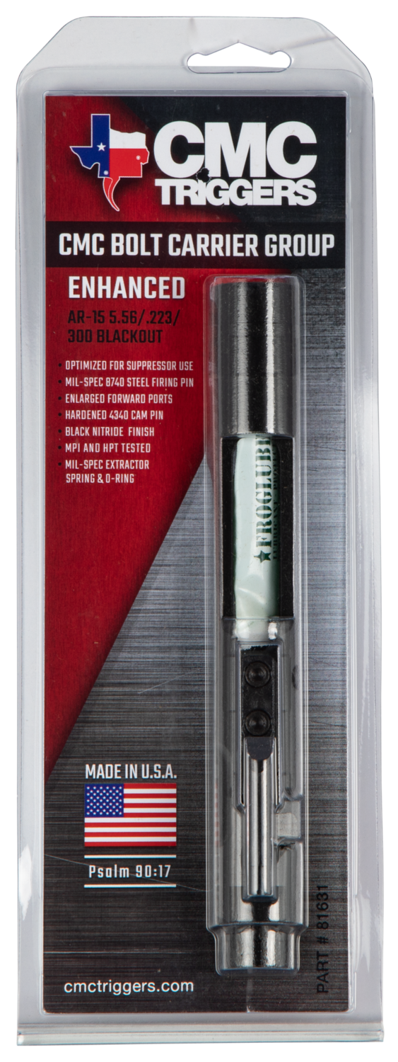 Cmc Triggers Enhanced, Cmc 81631     Ar15 5.56 Bcg       Nitride