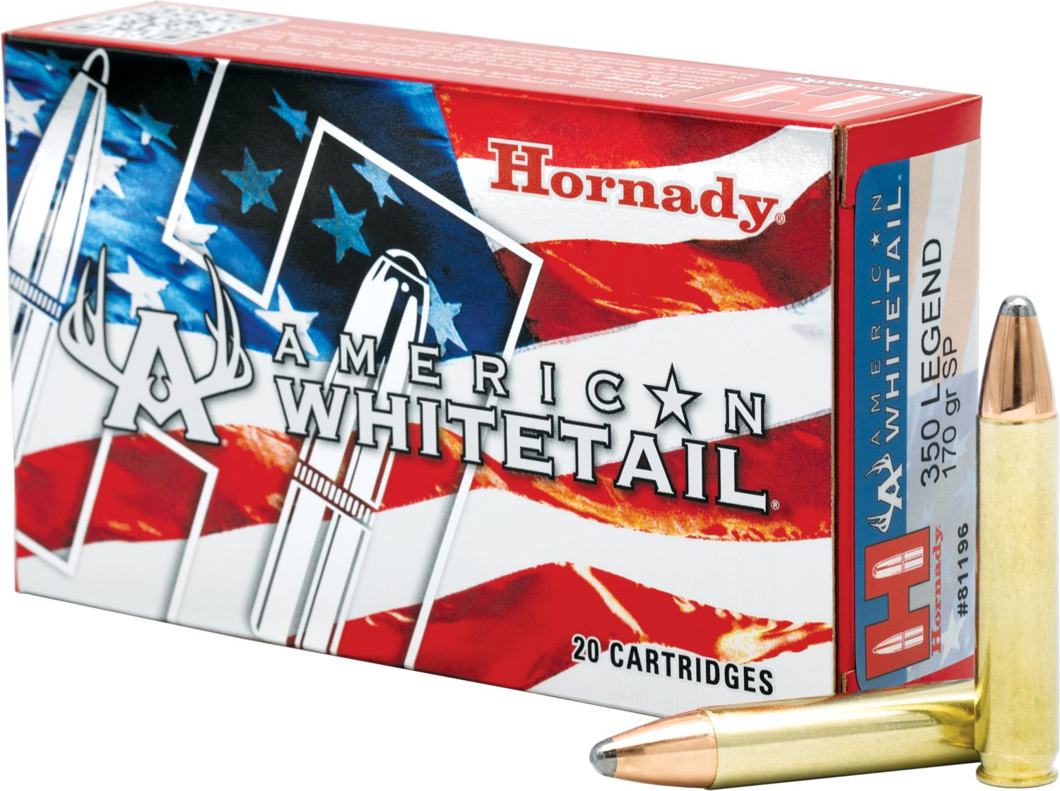 Hornady American Whitetail, Horn 81196  Am Whtl 350lg  170 Il            20/10