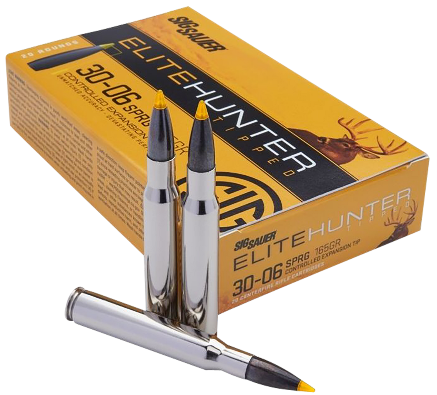 Sig Sauer Elite Hunter Tipped, Sig E3006th2-20    Elite Hunt 3006   165 Gr  20/10