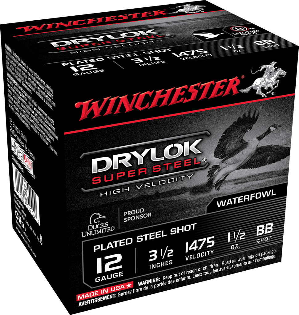 Winchester Ammo Drylock Super, Win Ssh12lhbb  Supreme Hv    Stl 1 1/2 3.5   25/10
