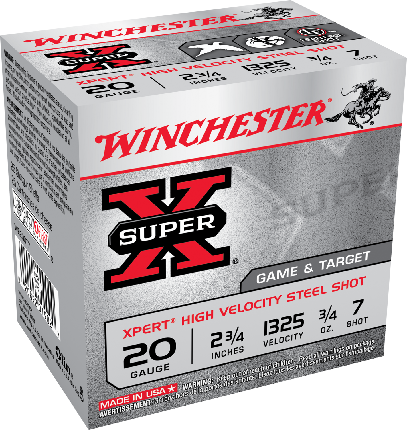 Winchester Ammo Super X, Win We28gt7    Xpert     5/8  Stl            25/10