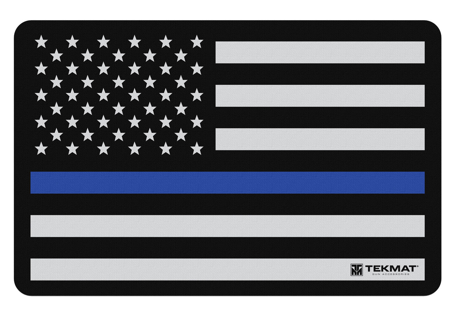 Beck Tek, Llc (tekmat) Police Support, Tekmat Tekr17police        Police Blue Lin  Mat