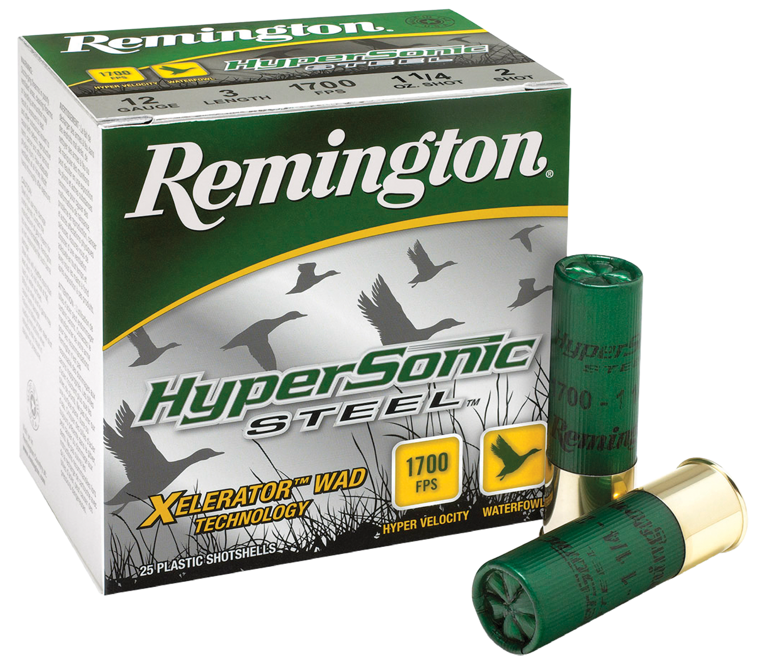 Remington Ammunition Hypersonic Steel, Rem 26795 Hss12352 Hypsnc  2  13/8 Stl       25/10