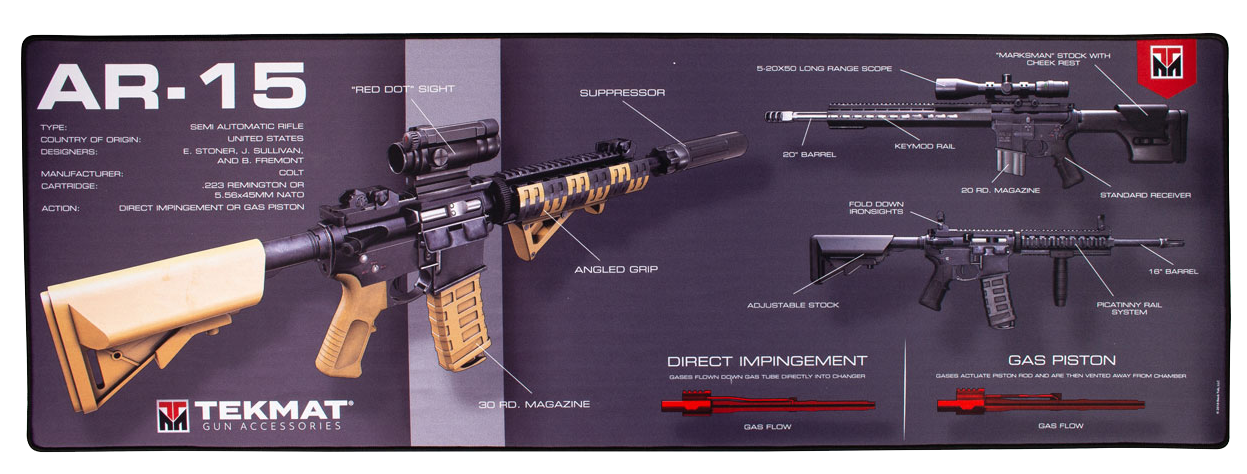 Beck Tek, Llc (tekmat) Ar-15 Weapons Platform Design, Tekmat Tekr44ar15wpd       Ultra44 Ar15 Wpn Pltfrm