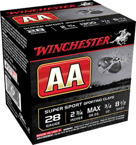 Winchester Ammo Aa, Win Aasc2885   Aa Spt Cly    3/4             25/10