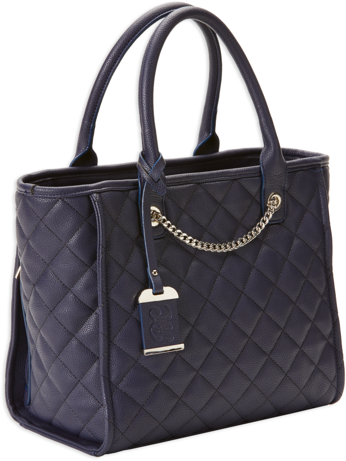 Bulldog Tote Purse, Bdog Bdp-059     Tote Qlted Nyl Purse Hlstr   Navy