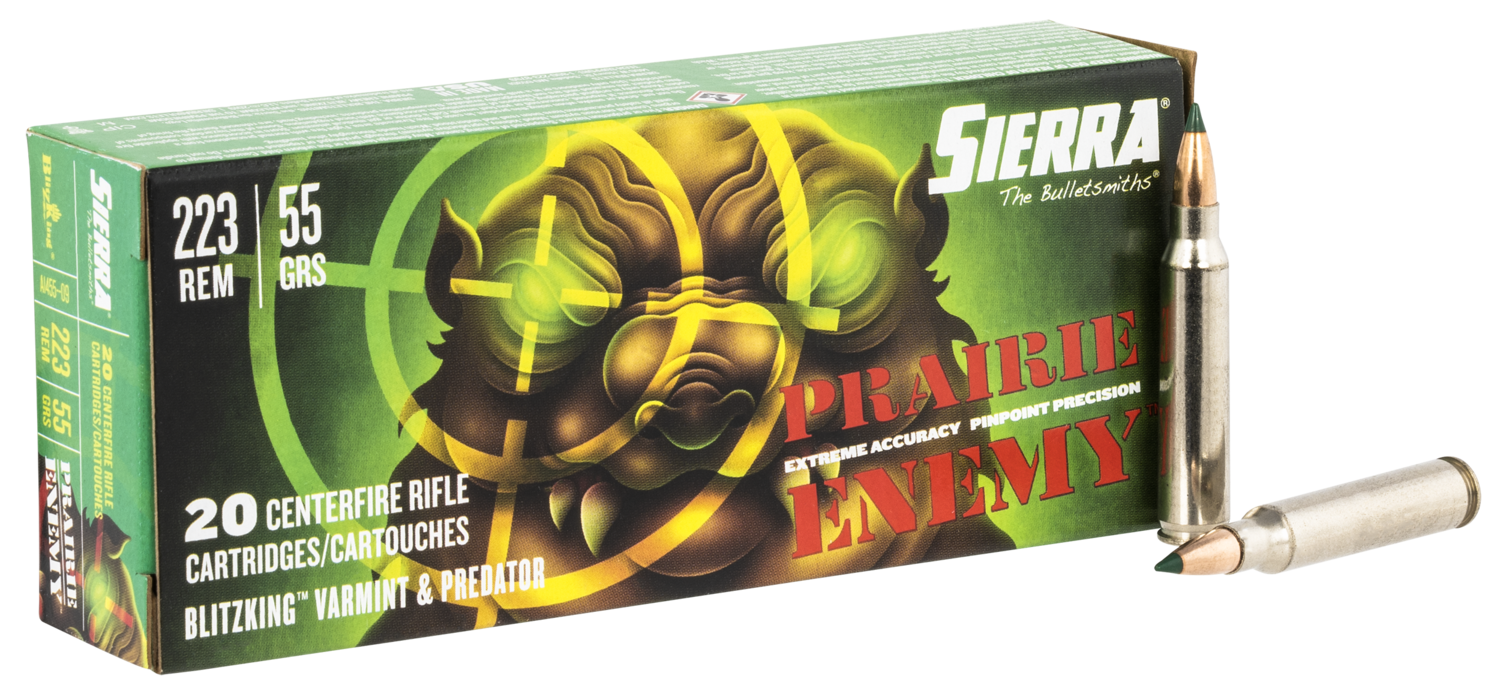 Sierra Prairie Enemy, Sierra A145509 223 Rem   55 Blitzking        20/10