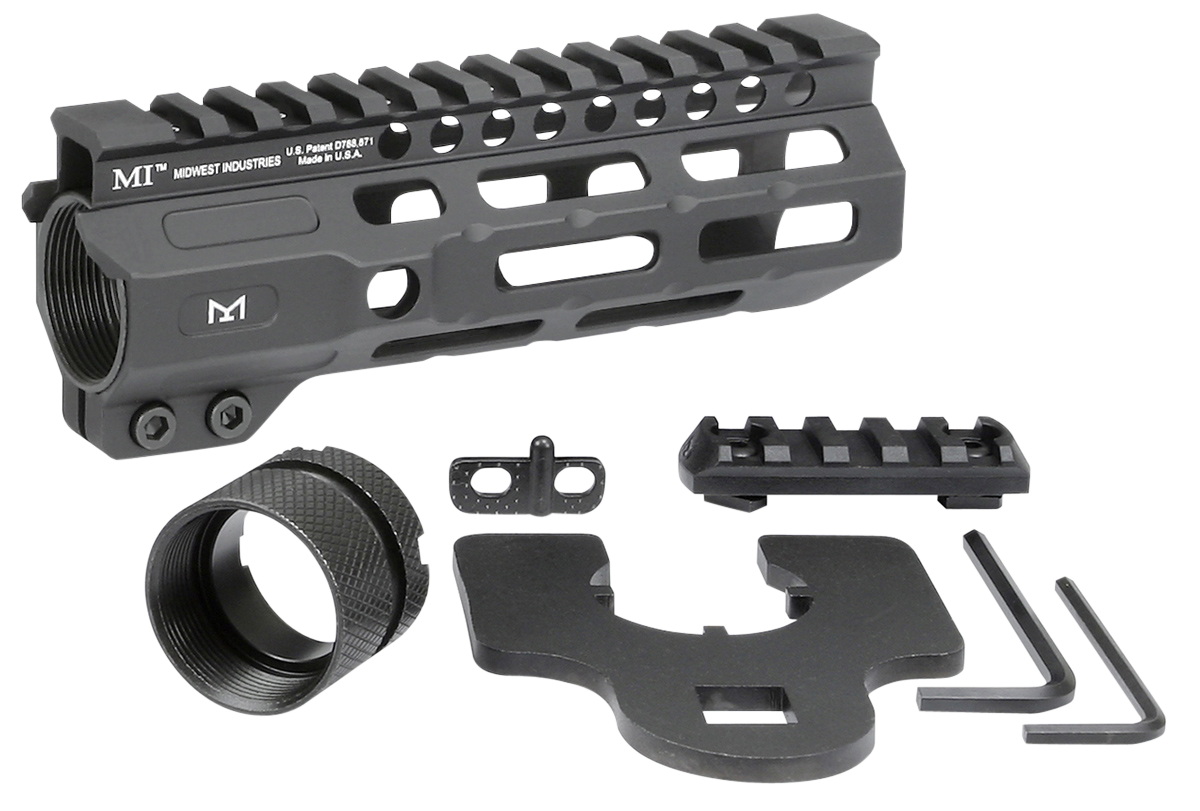 Midwest Industries Inc Combat, Midwest Mi-crm6         Combat Mlok Handguard  6in