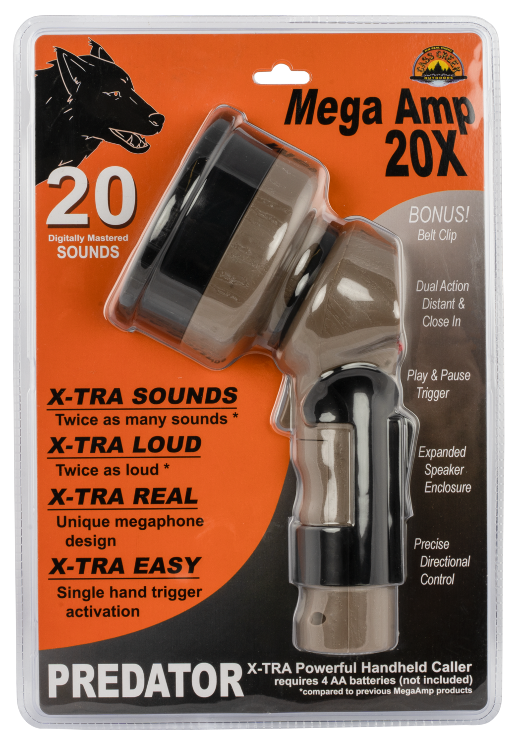 Cass Creek Mega Amp 20x, Cass Cc548           Mega Amp 20x Predator Call