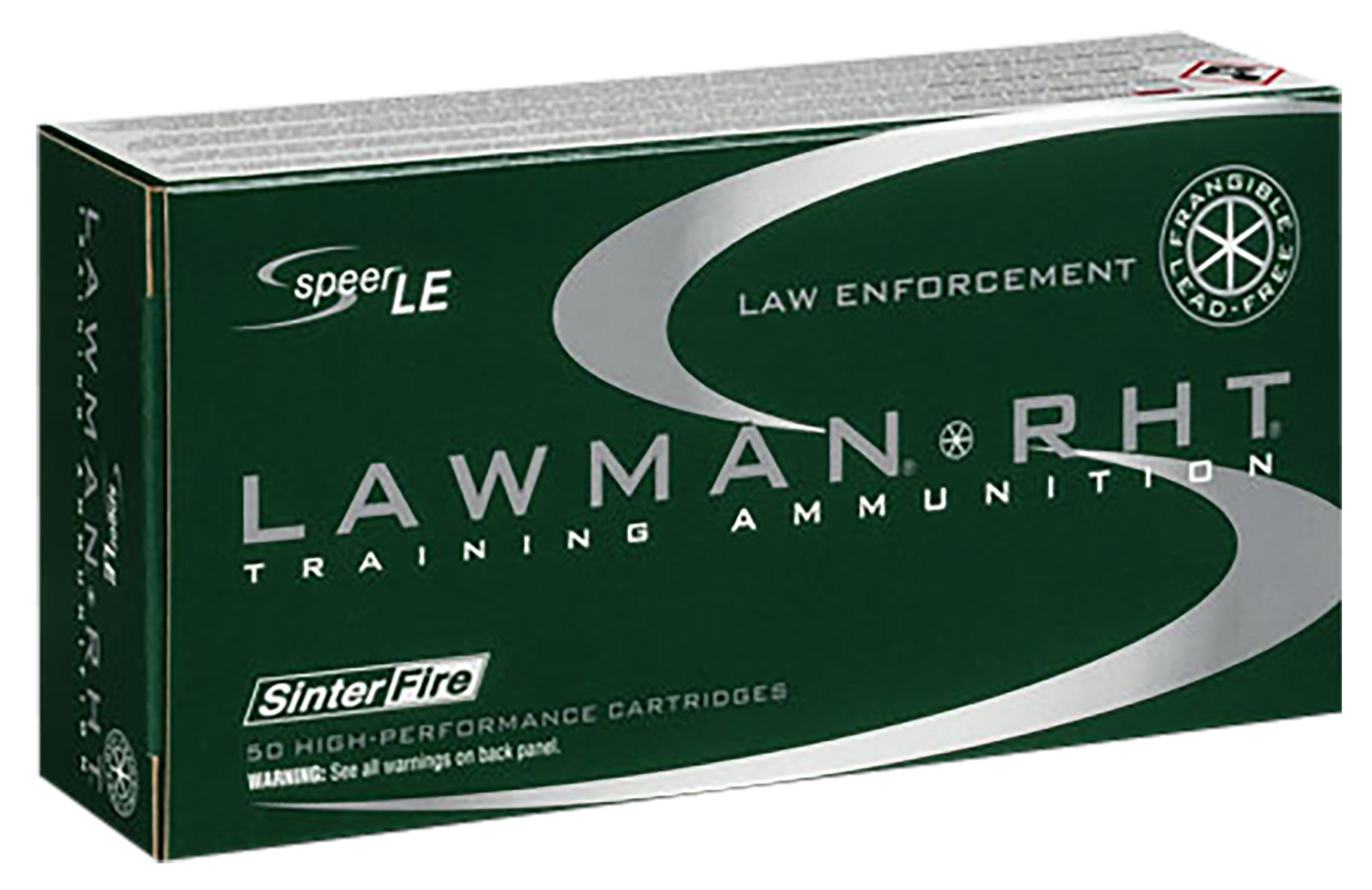 Speer Ammo Lawman, Speer 53375 Lawman Rht 40sw  125 Frangible   50/20