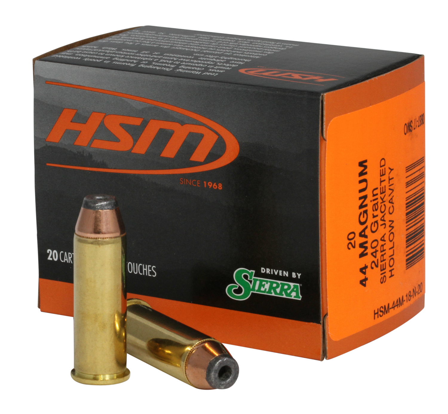 Hsm Pro Pistol, Hsm 44m18n20     44mag   240 Jhc             20/20