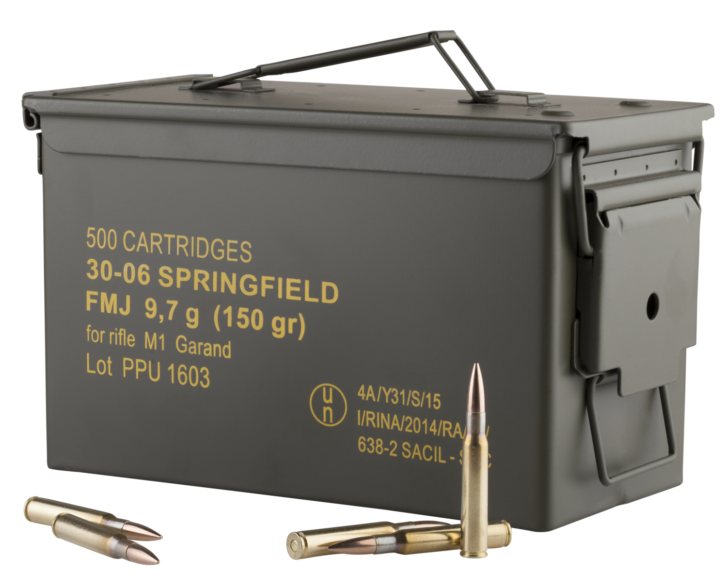 Ppu Standard Rifle, Ppu Pp3006gmc   3006   M1 Garand Mc          500rd